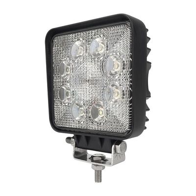 Su geçirmez 12V 24V DC 24W LED çalışma ışığı Fırtına ışığı