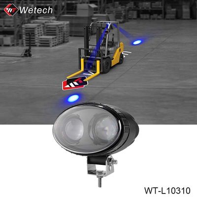 10V - 80V Mavi LED Spot Light IP67 Paslanmaz Çelik Montaj Kılıfı ile Kamyon Spot Işıkları