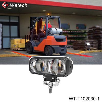 Yüksek Parlaklıklı Forklift Kırmızı Bölge Işığı 30W LED Forklift Işıkları Su geçirmez