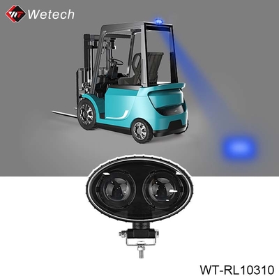 10V - 80V Mavi LED Spot Light IP67 Paslanmaz Çelik Montaj Kılıfı ile Kamyon Spot Işıkları
