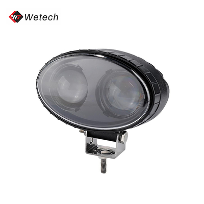 10V - 80V Mavi LED Spot Light IP67 Paslanmaz Çelik Montaj Kılıfı ile Kamyon Spot Işıkları