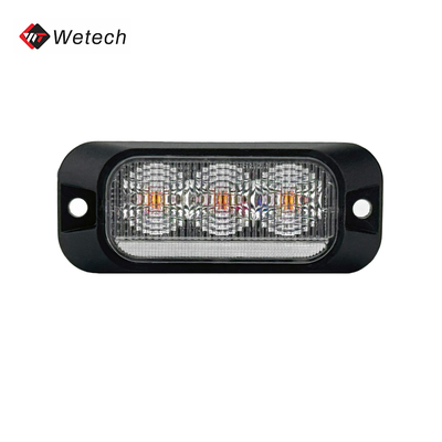 IP67 Flash Strobe Amber LED Işık 12V 24V Kamyon Strobe Işık