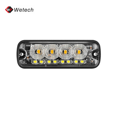 Ticari ızgara şeritleri 6W - 10W Kamyonlar için Amber şerit lambaları
