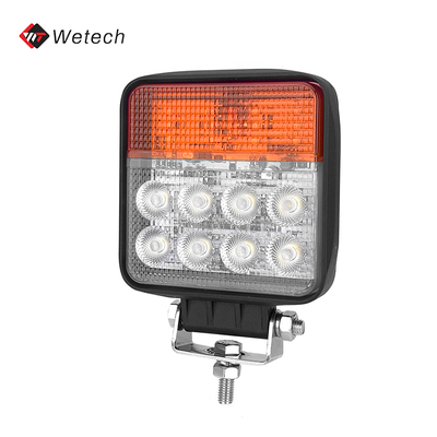 LED Çalışma Işığı Su geçirmez 12V 24V DC 24W dönüş sinyali ve dayanıklı tasarımı olan sel ışığı