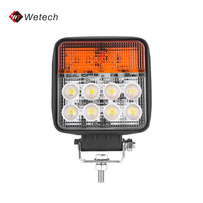 Su geçirmez 12V 24V DC 24W LED çalışma ışığı Dönüş sinyali ile sel ışığı