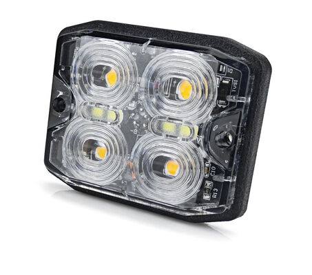 IP67 Su geçirmez 12-24V DC Amber Sarı Flash LED Fener Çekicilerde Acil Alarm için