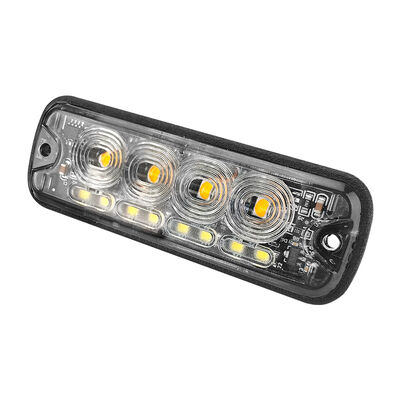 Kamyonet Uyarı ve Strobe Yanıp Sönme için CREE LED Çipli IP67 Su Geçirmez 12-24V DC Izgara Strobe Işığı
