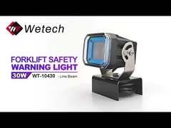 WT-10460 Forklift Mavi Güvenlik Işıkları 60W Forklift Lamba Özel