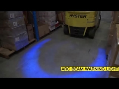 WT-C10330 Forklift Arc Light 30W Fork Truck Lights 10V - 80V Yürüyenlerin Güvenliği ve Forklift Bölgesi İçin