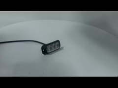 WT-T10909 IP67 Flash Strobe Amber LED Işık 12V 24V Kamyon Strobe Işık