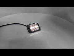 WT-10918-2 12-24V LED Strobe Uyarı Işıkları IP67 Strobe Işıkları Kamyon Forklift Traktör Kazıcısı